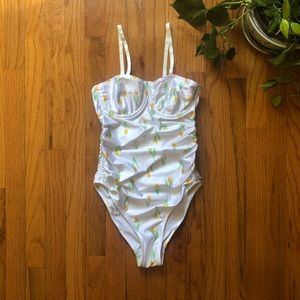 UO MICHELLE TULIP PRINT BODYSUIT